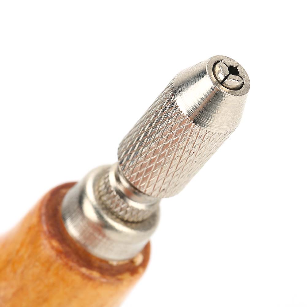 5 шт. Удобная деревянная ручка для напильника со сменными головками, аксессуары для ремонта ювелирных изделий