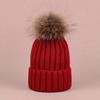 Adults Real Big Fluffy Soft Raccoon Fox Design Unisex 100% Polyester Common Winter Beanie Hat