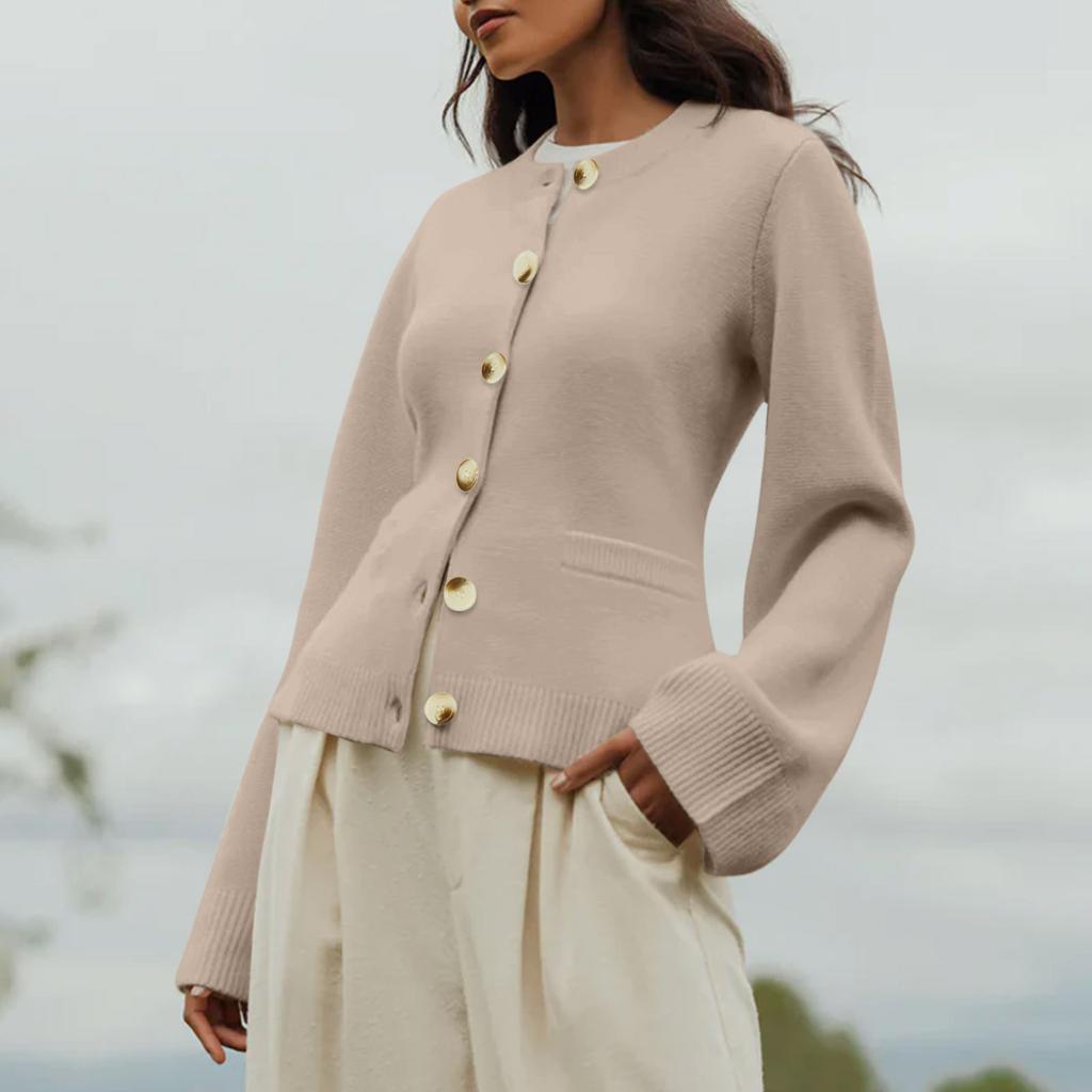 Женский кардиган Kate, свитера, повседневный, с длинным рукавом, с открытой передней частью, на пуговицах, МОДНЫЙ КАРДИГАН С ШИРОКИМ РУКАВОМ