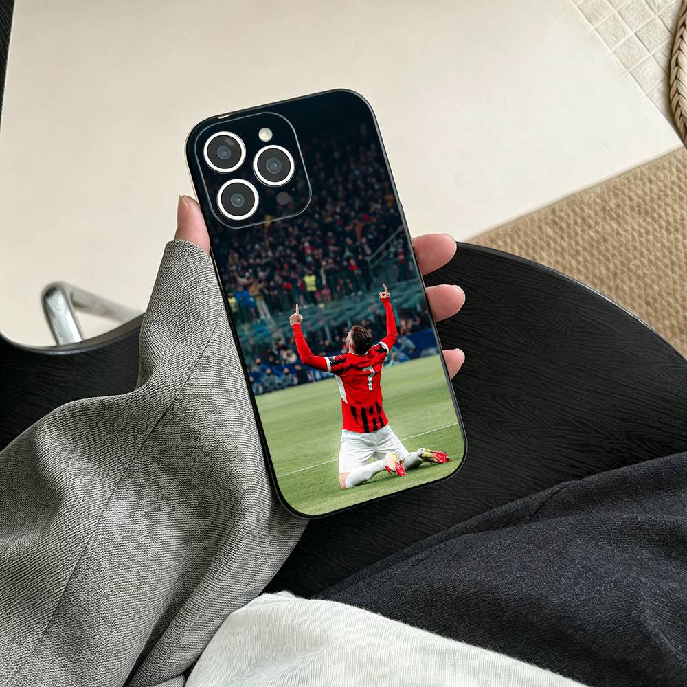 Чехол для телефона Santiago Gimenez для iPhone 17, 16, 15, 14, 13, 12, 11 Plus, Pro Max, Другие Мягкий Черный Чехол