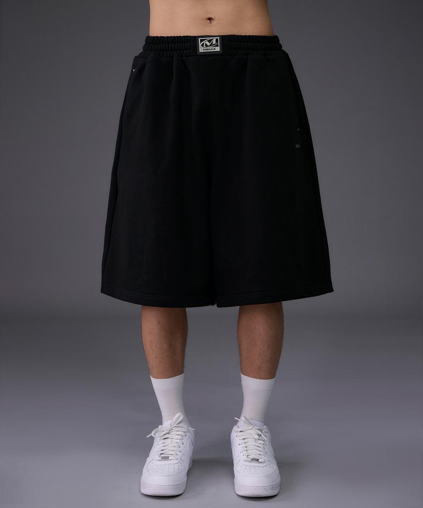 Металлические шорты-бермуды Mihag (черный)
