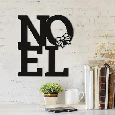 Декоративное настенное панно Рождество Искусство сложенных слов Подвесное настенное искусство, Рождественское украшение, Домашний декор, и Металлический декор для стены
