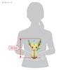 Sanei Boeki Pokemon ALL STAR COLLECTION Leafeon W12 x D10 x Plush Toy Pokemon PP123 (S) H20.5cm