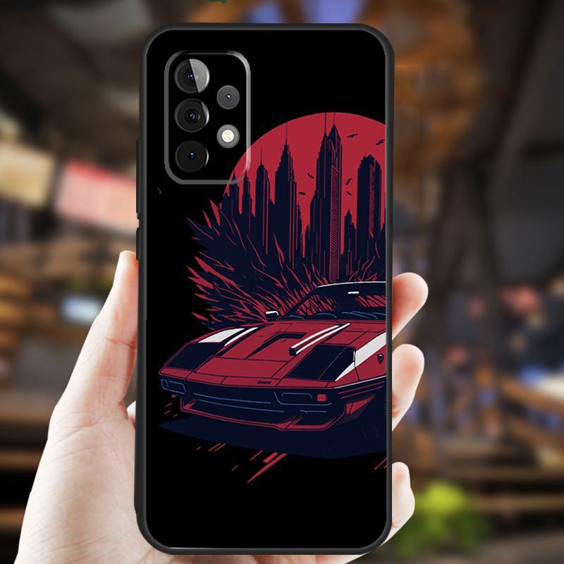Япония JDM Спортивный Автомобиль Чехол Для Samsung Galaxy A32 A56 A16 A15 A22 A52 A54 A14 A26 A36 A55 A35 A05 A06 A53 A33 A13