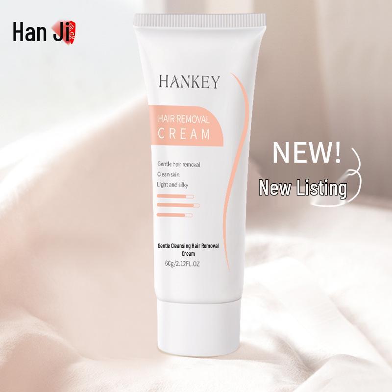 Крем для депиляции Han Ji Gentle Cleansing 60 г - Безболезненное удаление волос для подмышек, рук и ног, подходит для мужчин и женщин
