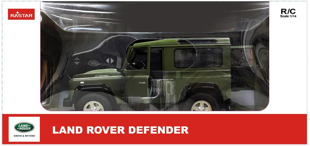 Doyusha 2.4GHz 1/14 Scale Land Rover Defender Green Electric Radio Control Model 30815