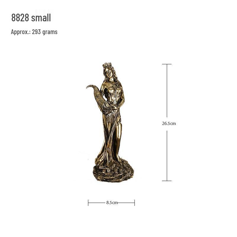 Greek Goddess Wealth-Attracting Decorative Statue - Lucky Office Desktop Ornament
