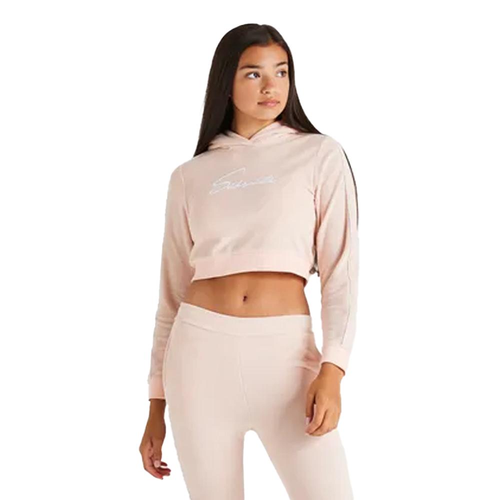 SikSilk Девочки Фирменное Махровое Укороченное Худи