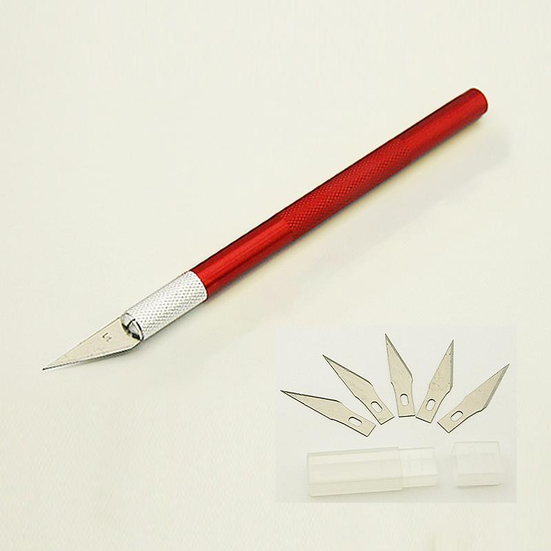 Металлический скальпель, нож, набор инструментов, противоскользящие лезвия, гравировальные ножи для поделок, печатная плата мобильного телефона, хобби, ремонт, ручные инструменты