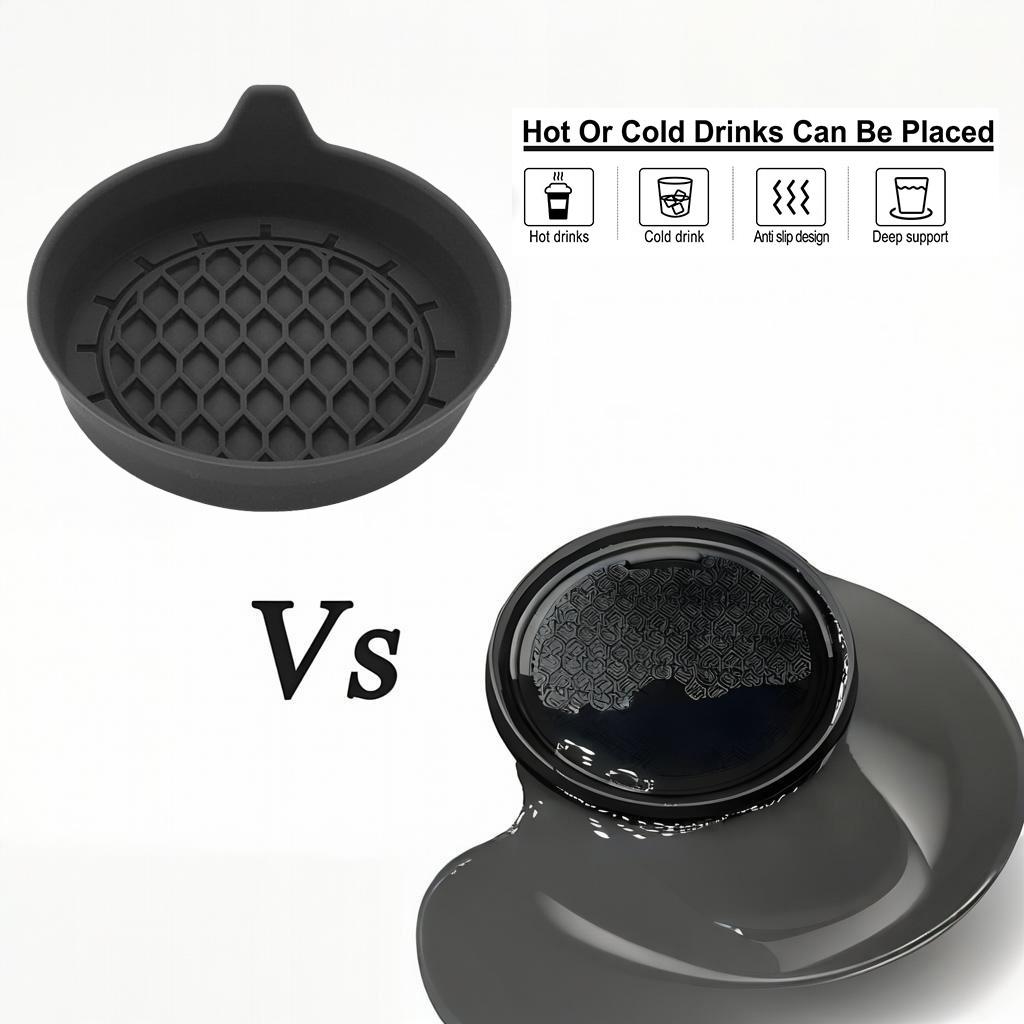 Автомобильные подстаканники, нескользящие силиконовые, водонепроницаемые, защищенные от проливания, противоскользящие, для большинства автомобильных аксессуаров для интерьера