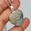 Amazing Horse Moss Agate, 925 Sterling Silver Necklace Pendant, Handmade Silver Jewelry, Moss Agate Necklace Pendant, Gift For Her