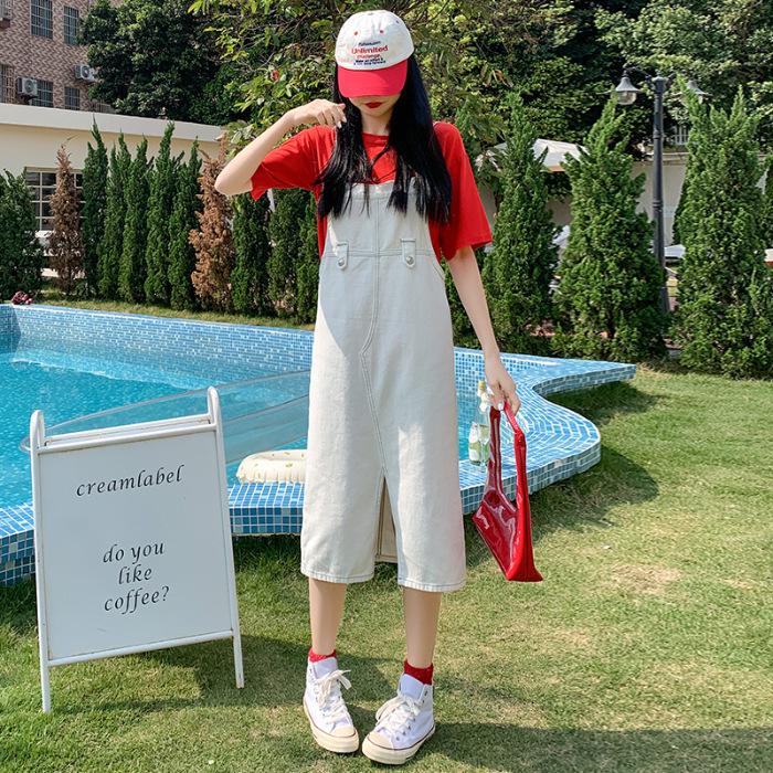 Girls' New Arrival Summer Denim Suspender Skirt - Cute, Slimming, Age-Reducing & Loose Fit