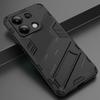 For Xiaomi Redmi Note 13 4G Case Car Magnetic Stand Shockproof Armor Phone Case for Redmi Note13 4G Global Back Cover Fundas