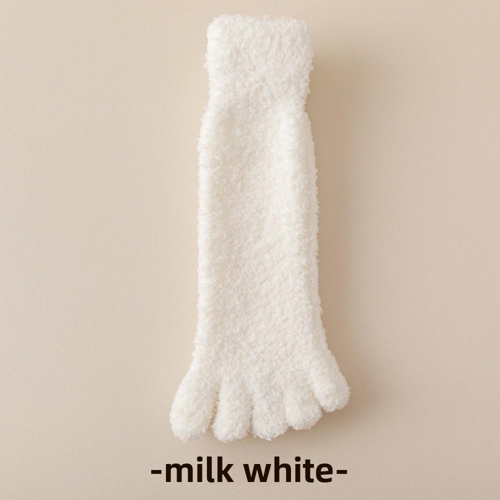 Зимние носки с пятью пальцами из кораллового флиса – Утепленные теплые носки для сна и дома для мужчин и женщин