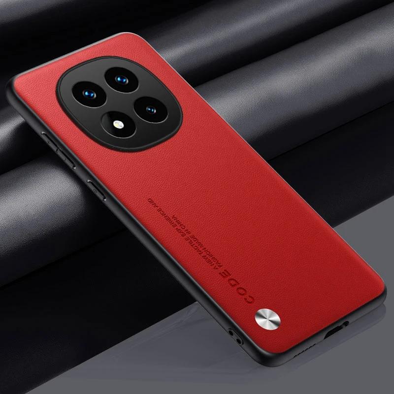 Texture Skin-friendly Leather Case For Redmi Note 15 14 Pro Plus 5G 15C 14C A5 Soft Edge Anti-fingerprint Shockproof Back Cover