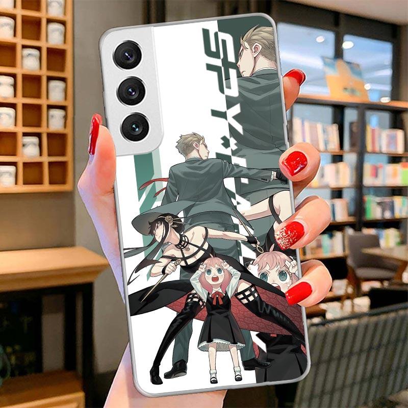Anime Spy Family Anya Cover Phone Case For Samsung Galaxy S26 S25 Edge S24 Ultra S23 S22 Plus S21 S20 FE Soft Fundas Shell Galax