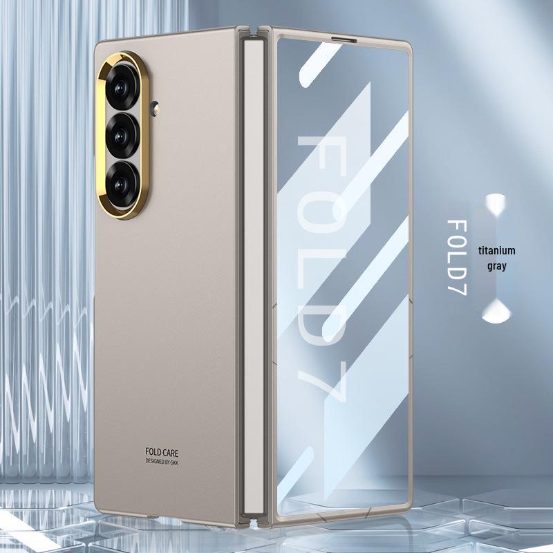 Samsung Z Fold7 Матовый Защитный Чехол с Защитой Камеры
