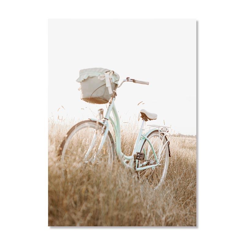 Coconut Lake Canvas Posters Landscape Art Painting Countryside Scenery Beige Wall Art Prints Nordic Pictures Living Room Decor