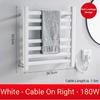 180W 220V Bathroom Fittings Electric Heated Towel Rack Stainless Steel Sterilizing Smart Towel Dryer