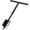 VidaXL Soil Auger with 180 Mm Auger Bit Steel Black