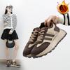 Warm Plush Dad Sneakers for Women Winter Schoolgirls Sports Platform Casual Cotton Shoes for Women