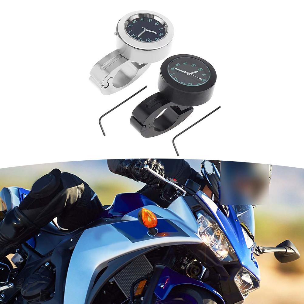 Waterproof Motorcycle Handlebar Clock Electric Car Clock Shockproof Watch Handlebar Watch Motorcycle Accessories Parts