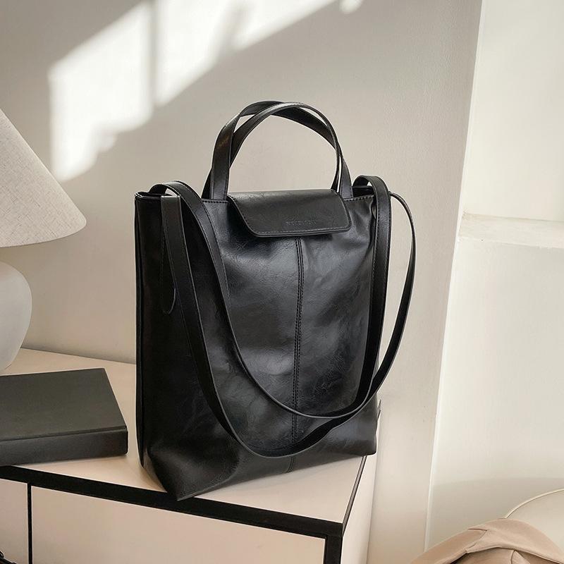 Вместительная кожаная сумка-мессенджер, сумка-мессенджер, женская сумка-ведро, женская высококлассная наплечная сумка для поездок на работу