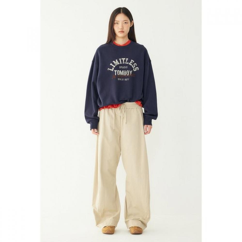 Studio Tomboy Color Block Detail Volume Banding Pants 9106331115