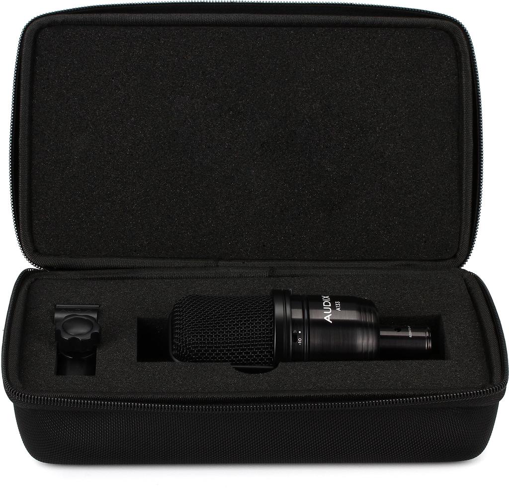 AUDIX A133 Instrument Recording Guitar Amplifier Drum Overhead for Video Distribution Studio Large Diaphragm Condenser Microphone Pad with Low Cut