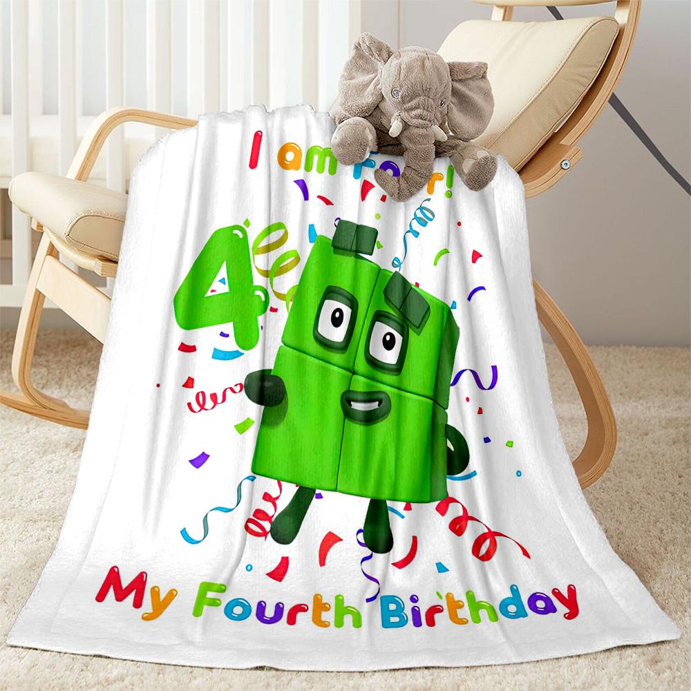 Numberblocks Blanket Ultra-Soft Suitable for Bed Office Chair for All Occasions Playful Design Unique Gift for Family and Friends Camping
