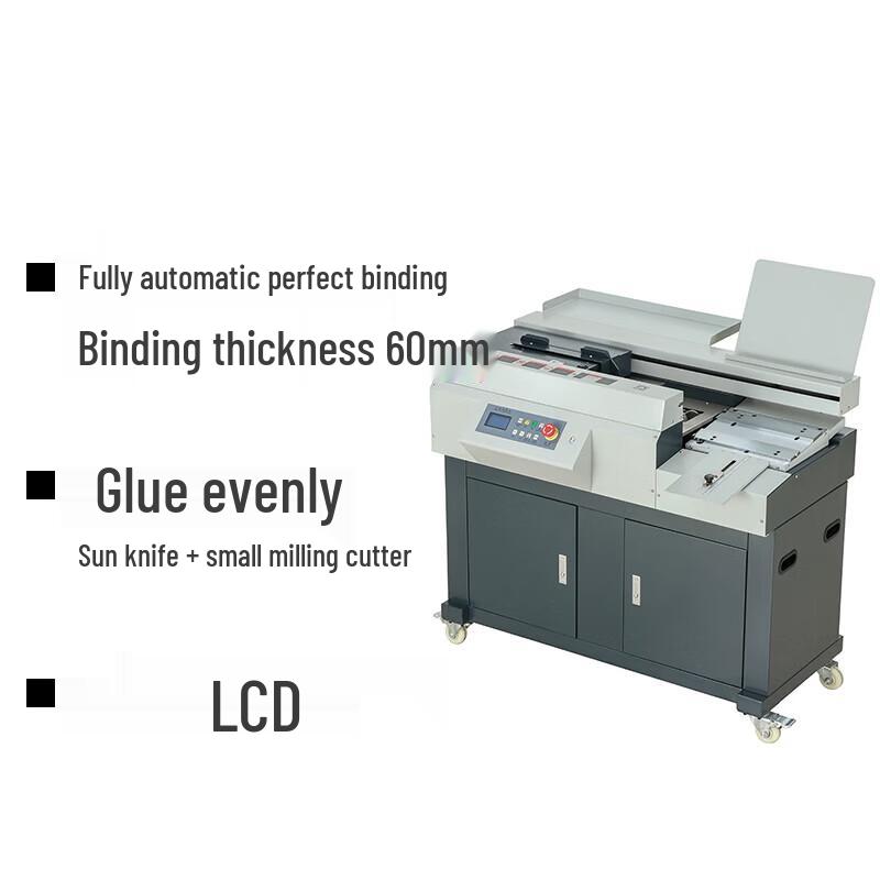 Aurora AM60S-A4 A4 Automatic Wireless Hot Melt Glue Binding Machine
