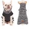Теплая одежда для собак, утолщенная двусторонняя куртка с подкладкой для домашних животных, хлопковый жилет с длинным воротником 