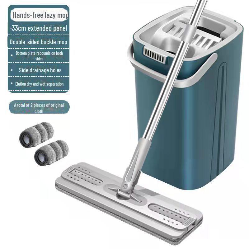 2024 Hands-Free Flat Mop: New Style, Easy-Clean Scratch Mop for Effortless Home Cleaning