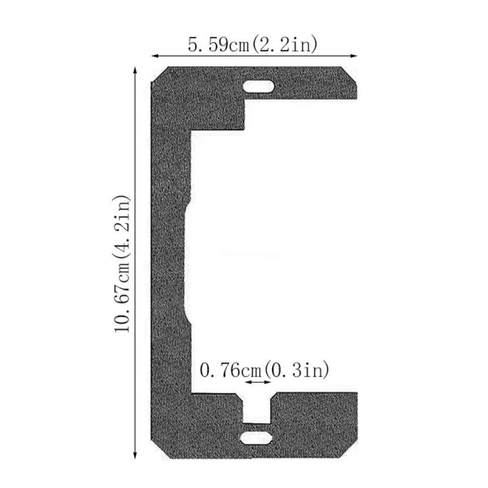 10 шт. безопасные распорки для розеток, прокладки, выравниватель, нержавеющие электрические распорки для розеток, электрик