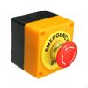Emergency Stop Switch Push Button with Box Red Sign IP40 Waterproof Accessories Weatherproof AC660V