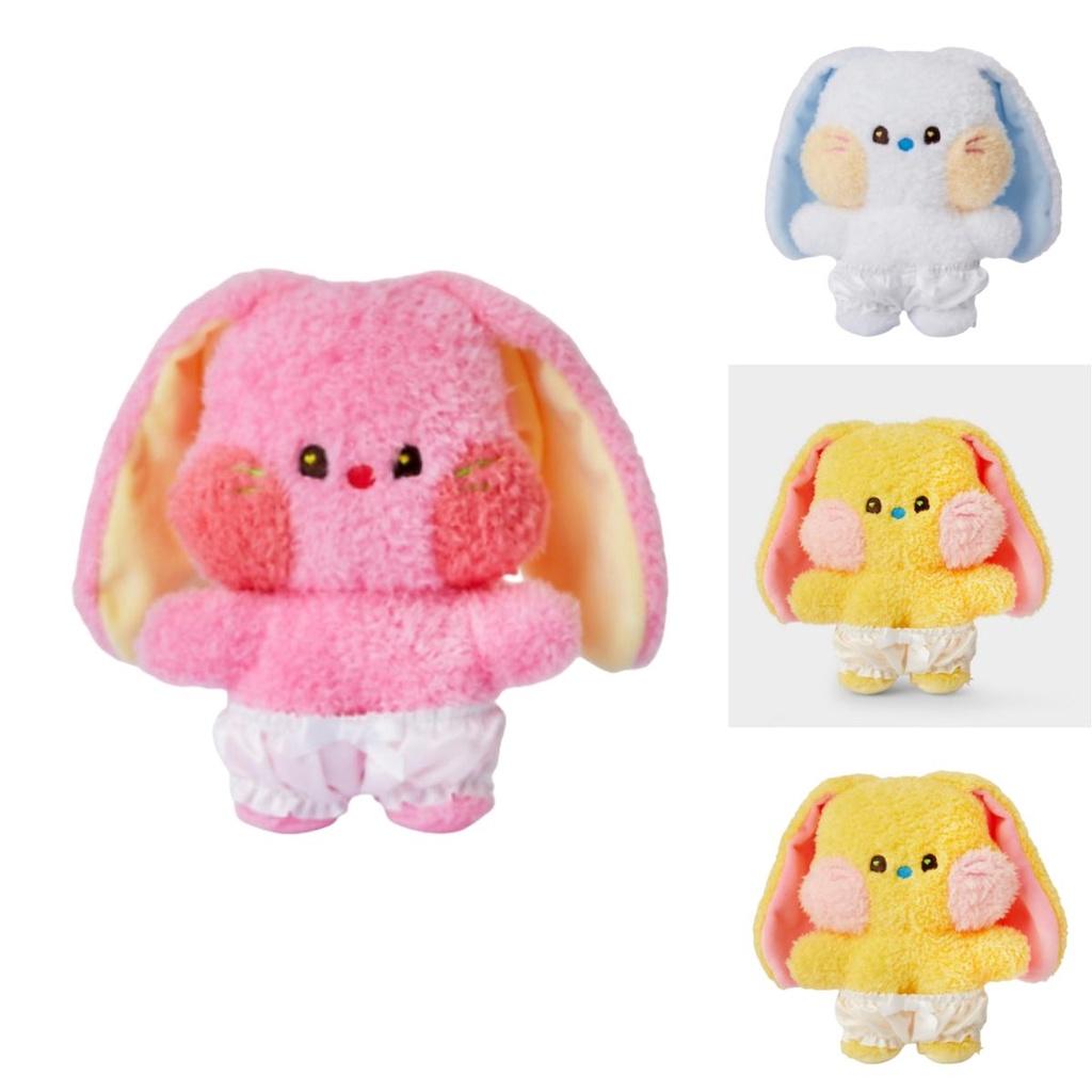 Njs Минджи Даниэль Хэрин Плюшевая игрушка Кролик Супермягкий Короткий Плюш 17см Высота Настраиваемый Дизайн