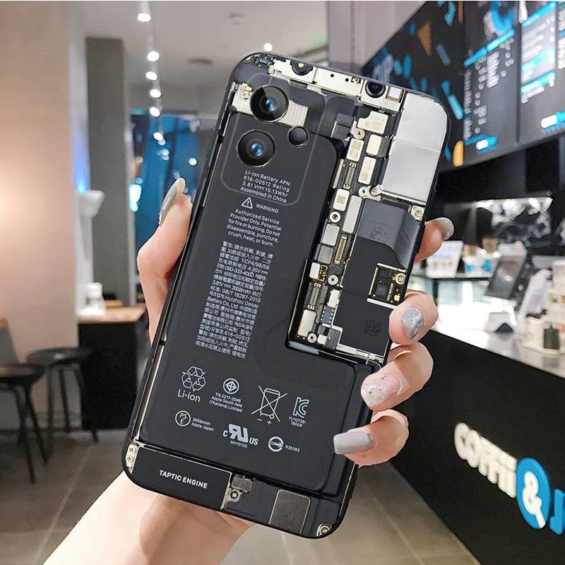 Чехол для телефона Realme GT 2 Pro X2 Pro XT C25S 9 8 7 6 Pro GT Master C3 C21 C21Y C11 C35 C31 X3 SuperZoom, монтажная плата батареи