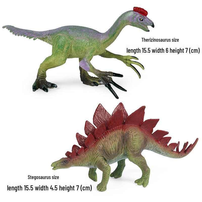 Dinosaur & Dragon Plastic Toy Set: Mythical Animal Figures for Kids