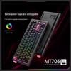 Трехрежимная игровая механическая клавиатура OLOEY MT706