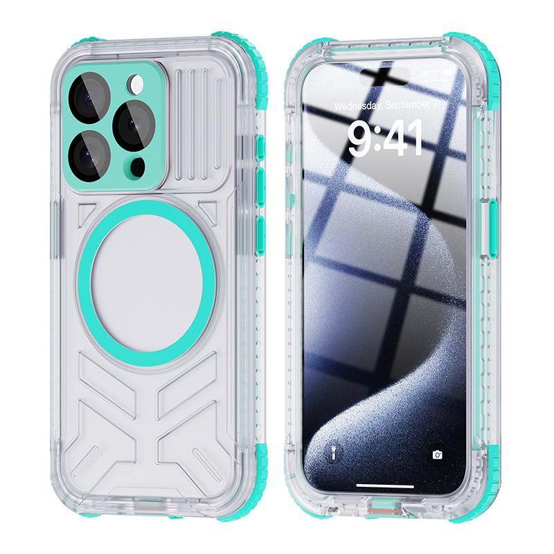 Waterproof Case IPhone 15 Pro Max Outdoor Swimming Diving Shockproof Magnetic Protector