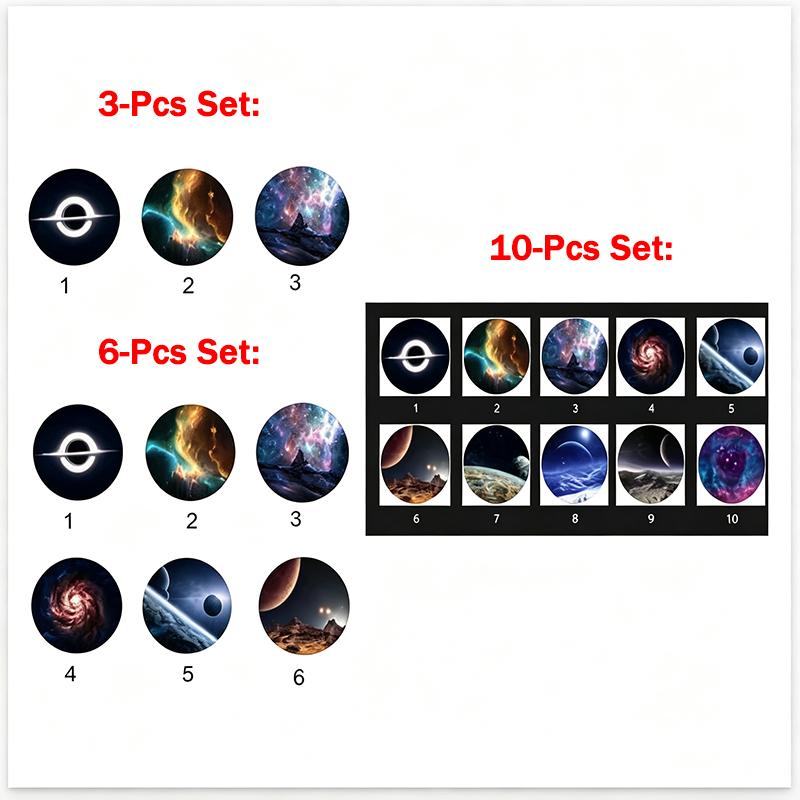 New Christmas & Halloween USB Starry Sky Projection Light Romantic Planet Atmosphere Night Light for Car Interior Home Bedroom Decor