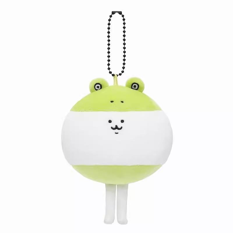 Rhinoceros Beetle Bear And Frog Christmas Plush Keyring For Holiday Gifts