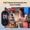 Детектор угарного газа с вилкой в розетку Настенный датчик температуры и влажности Встроенный монитор качества воздуха Звуковое предупреждение Портативный детектор горючих газов