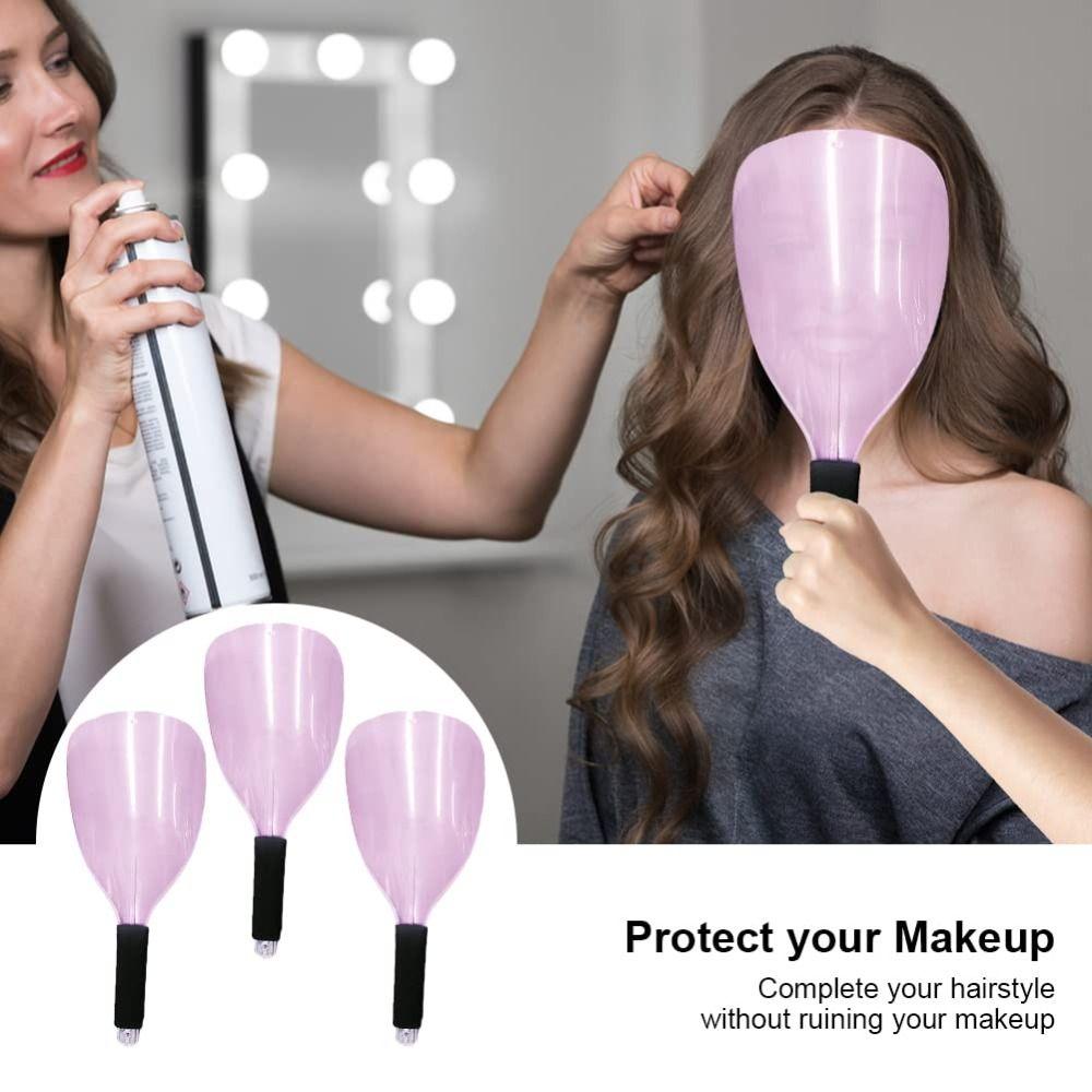 Lightweight Barber Salon Shield Reusable Makeup Protector Hairdressing Protector Hairdressing
