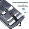 MingLu Men's ABS Hard Shell Business Travel Backpack