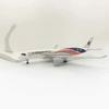 Масштаб 1/400 20 см Модель самолета Malaysia Airways A350 Самолет Игрушка Металлические литые модели самолетов Коллекция для подарков детям