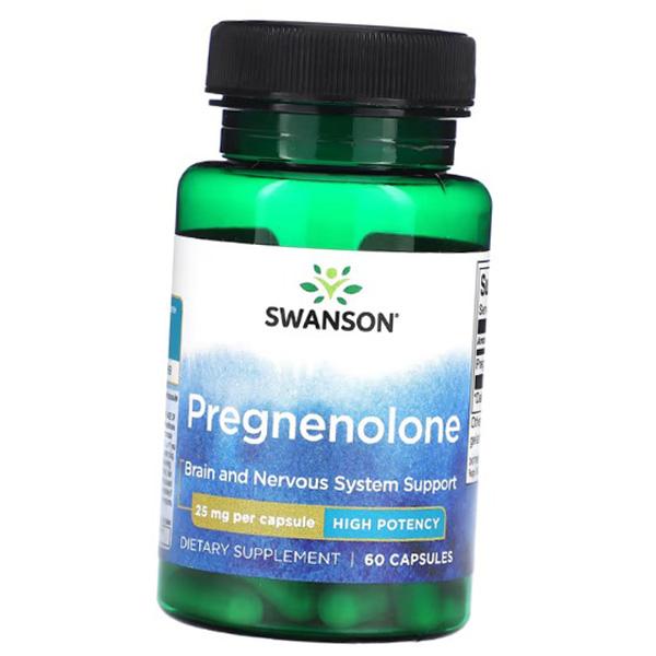 Прегненолон капсулы, Pregnenolone 25, Swanson 60капс (72280055)