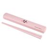 Antibacterial Chopstick Case Set with Pull-Out Lid, 16.5cm, Kirby H/K No.3 Chopsticks, Made In Japan, HS-11