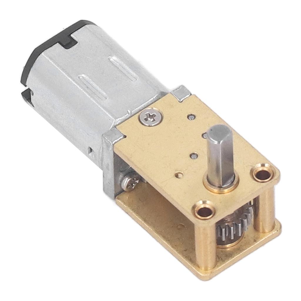 Редукторный двигатель постоянного тока 6 В, односторонний турбо-червячный двигатель, двигатель с редуктором для замены в машине, 30 об/мин