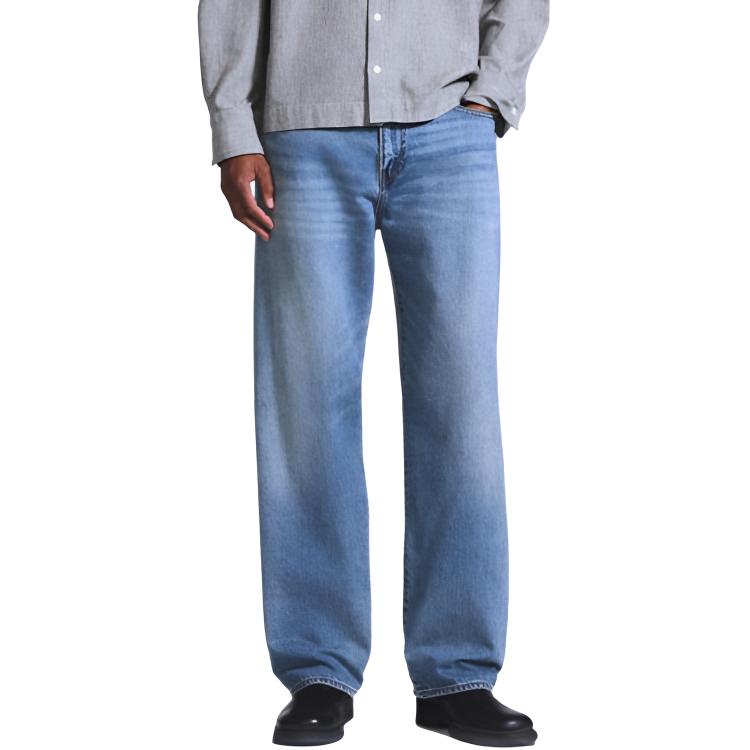 Levi's Джинсы с синей биркой Мужские Средне-синие Умеренные Другие 001LN-0011